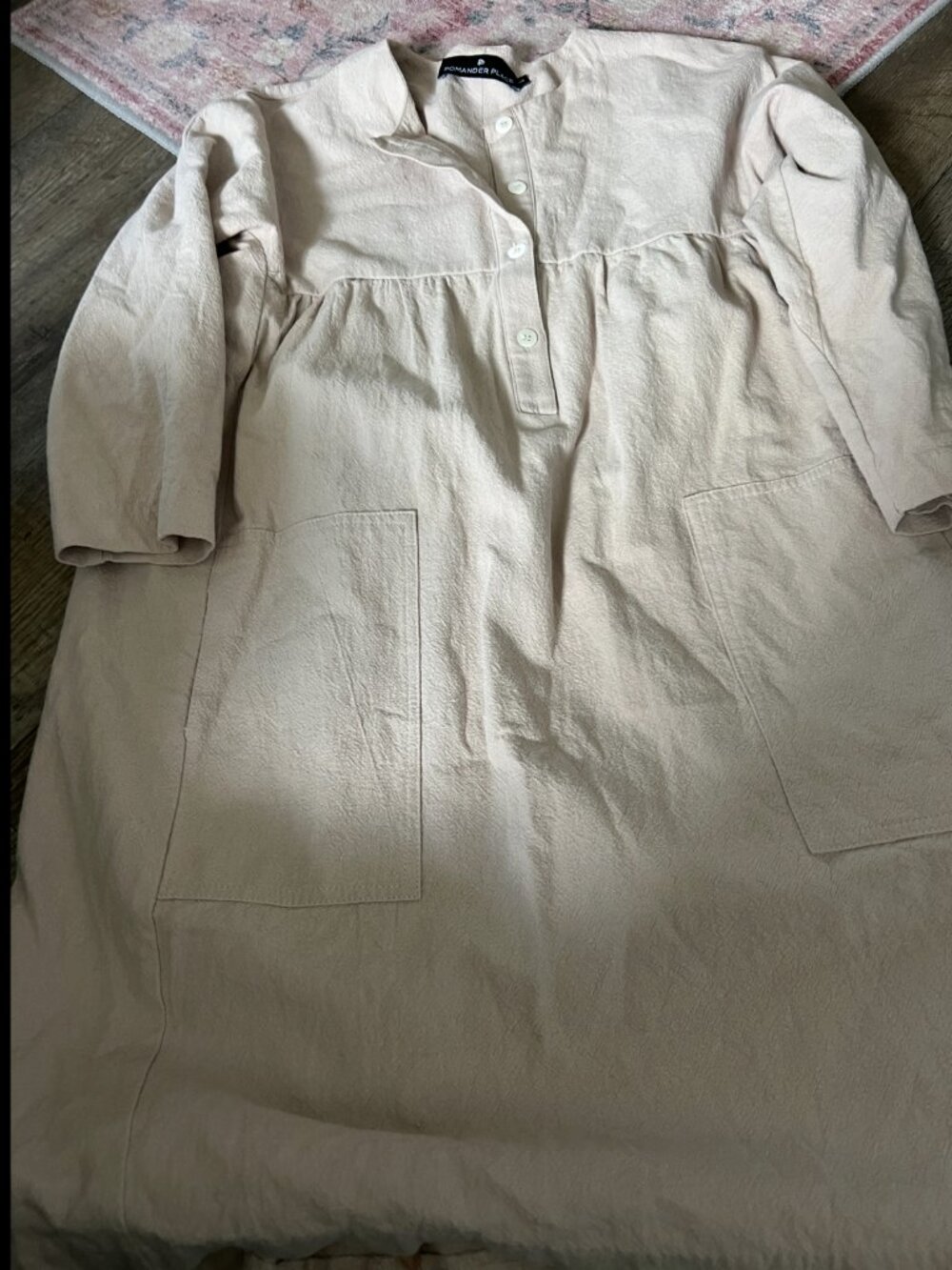 Pomander Place by Tuckernuck Fallon Babydoll Shirt Dress sz XS - Picture 9 of 13